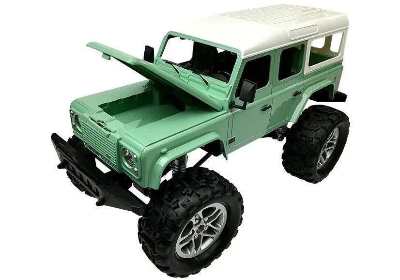 1:14 RC Land Rover Defender Rock Crawler - Green - Image 3