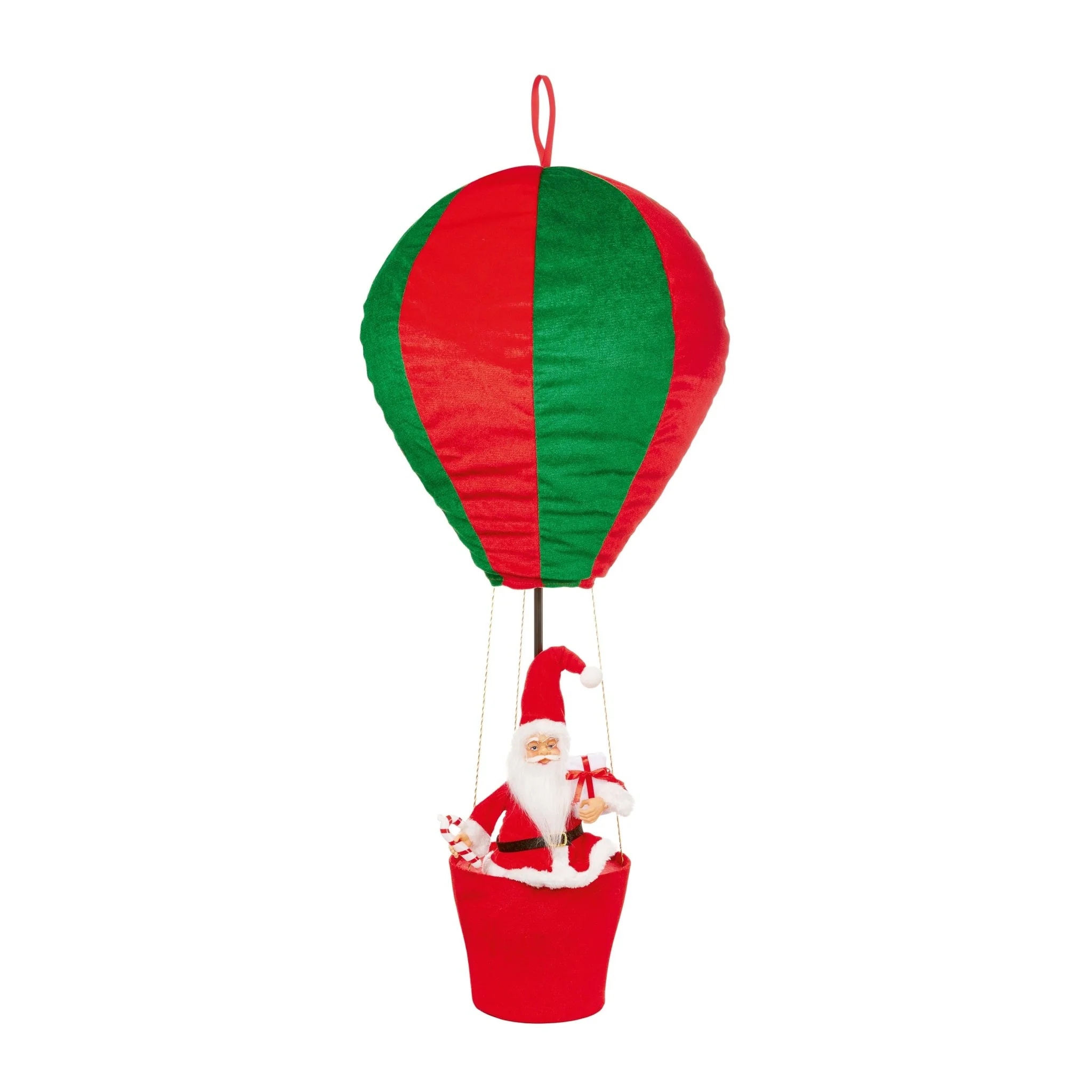 1m Hot Air Balloon Santa with Extension Pole