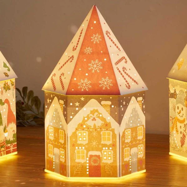 20cm InLit DecorHouse - Gingerbread Battery Operated