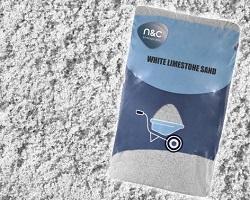 25Kg White Limestone Sand