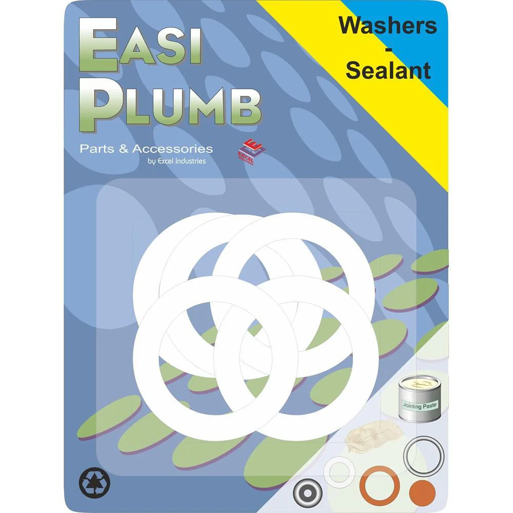 5Pk 1/2In Pvc Washers EP12PVCW