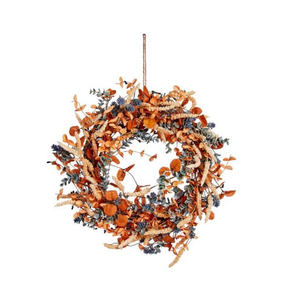 60cm Celebration Whirl Autumn Wreath - Image 2