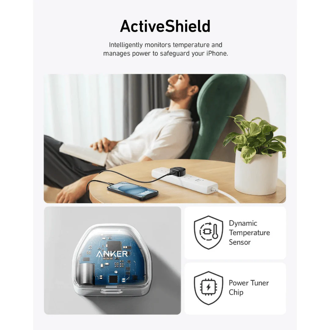 Anker 511 Wall Charger Plug USB C 20W - White - Image 4
