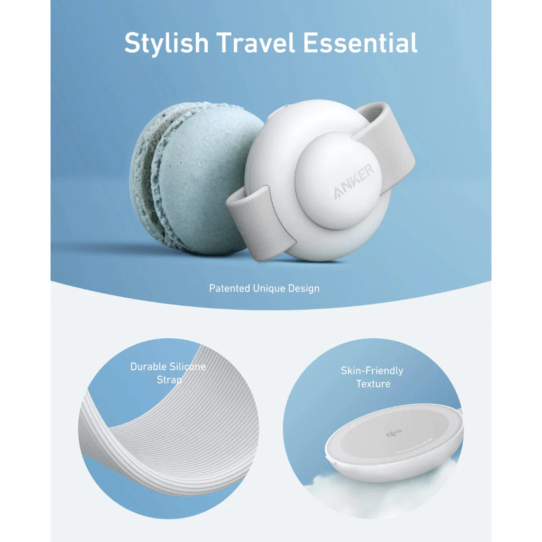 Anker MagGo 3 in 1 Wireless Charger Charging Pad Foldable - White - Image 5