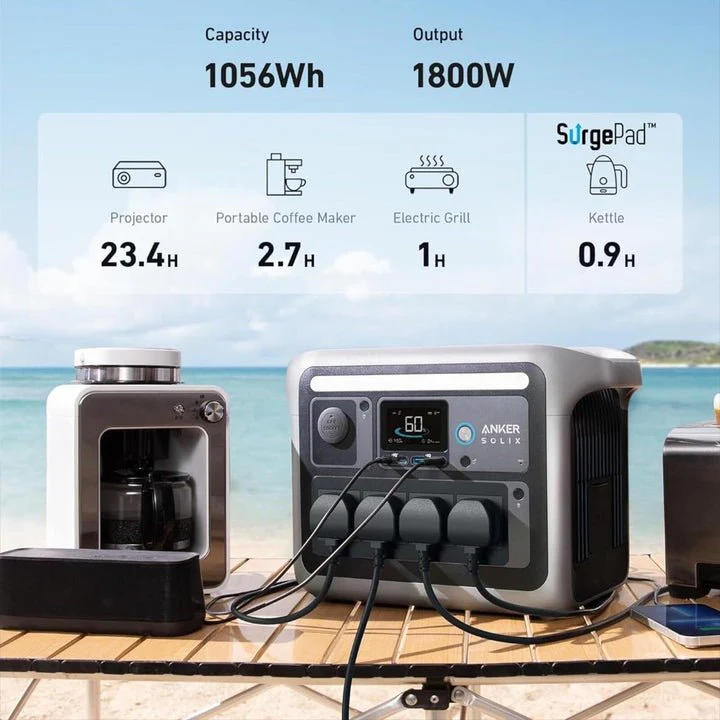Anker Solix C1000 Portable Power Station A1761211 - Image 3