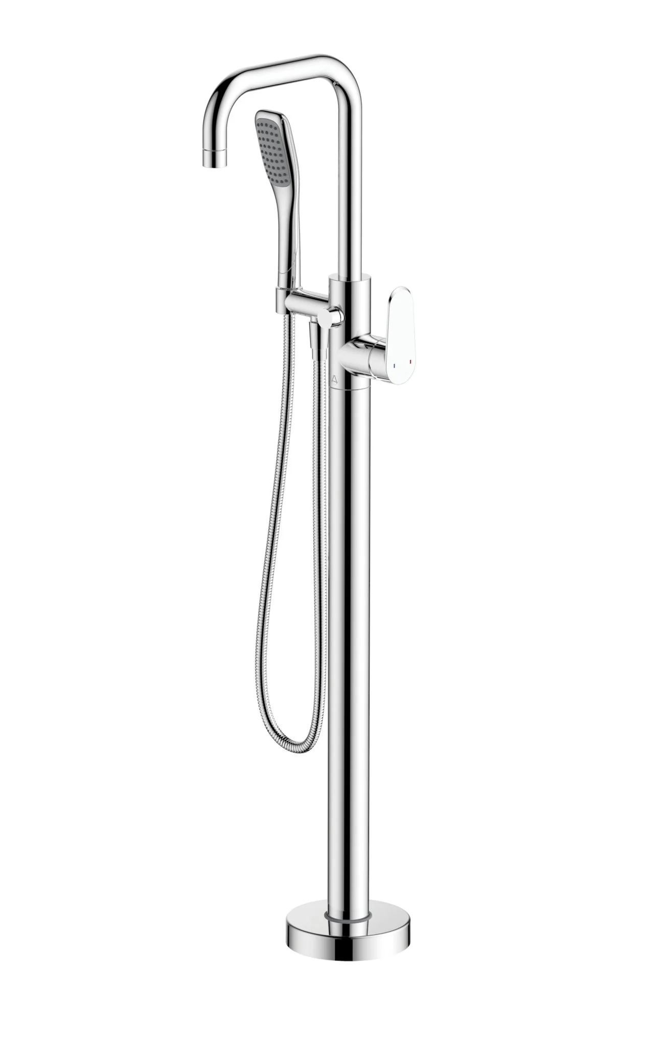Aqualla Linea Free Standing Bath Shower Mixer Chrome - Image 2