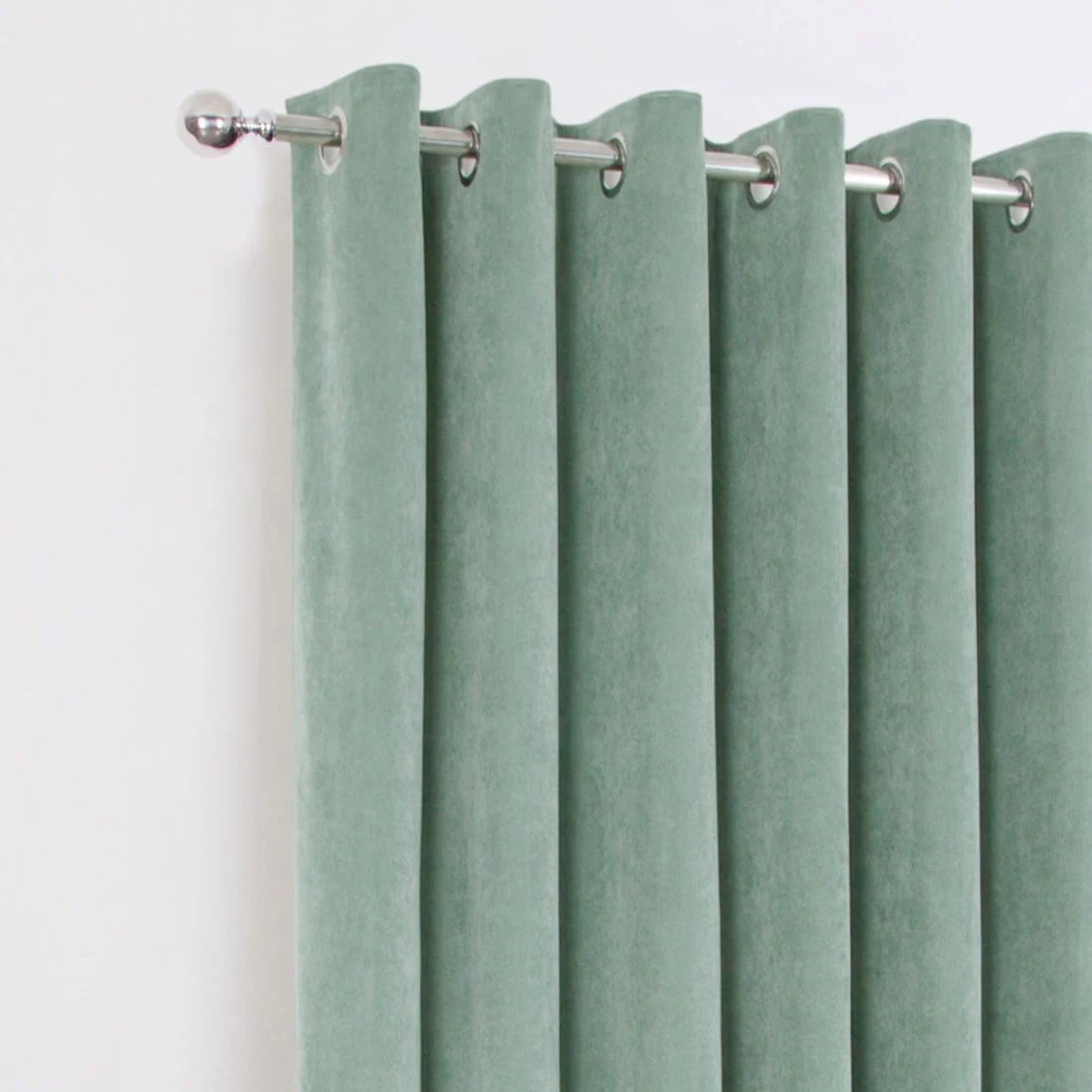 Arosa Eucalyptus Eyelet Curtains 66 x 90 - Image 2