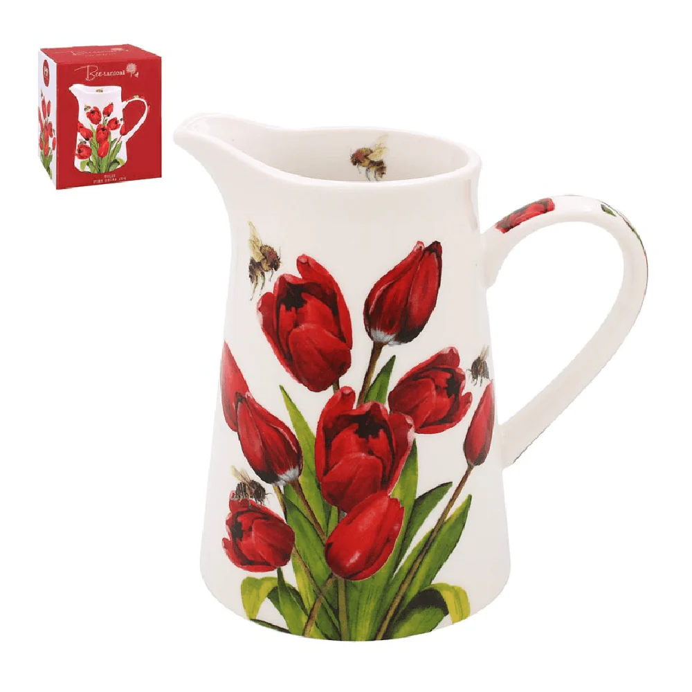 Bee‑Tanicle Tulip Jug