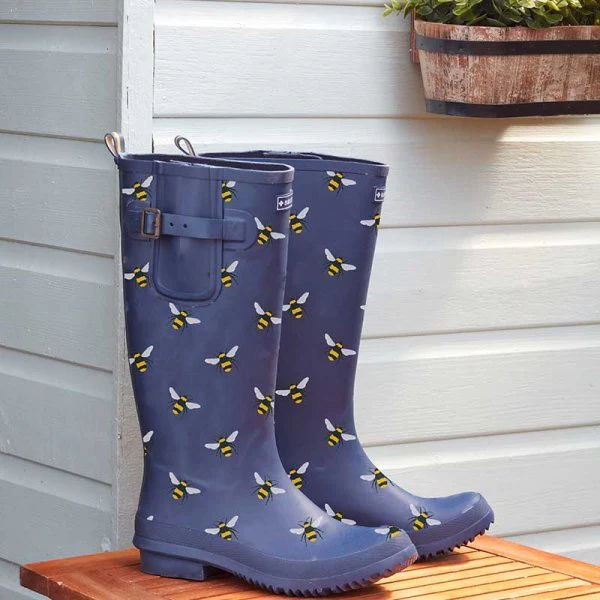 Bees Rubber Wellington Boots Size 6