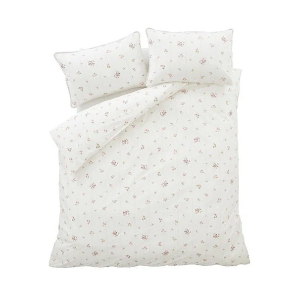 Bianca Rosebud Lace 200 Thread Count Cotton Duvet Set – Superking - Image 4