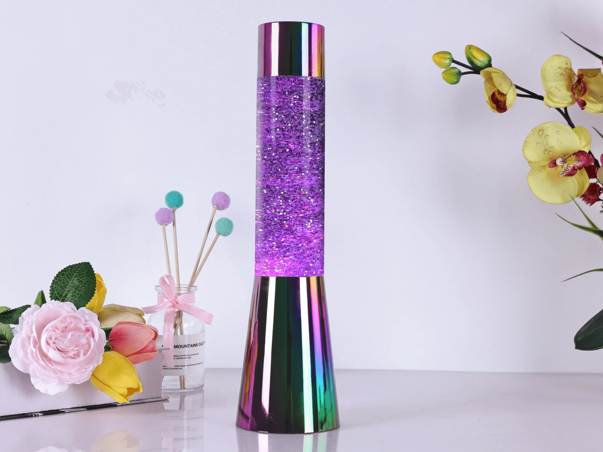 Black Pearl Glitter Lamp - Image 3