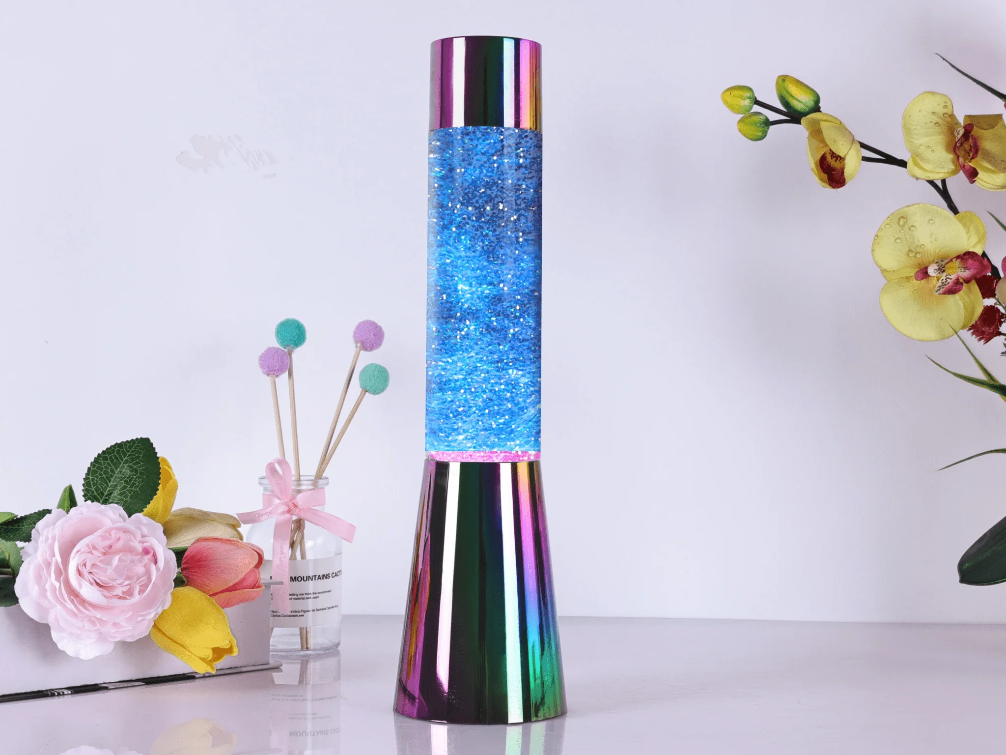 Black Pearl Glitter Lamp - Image 4