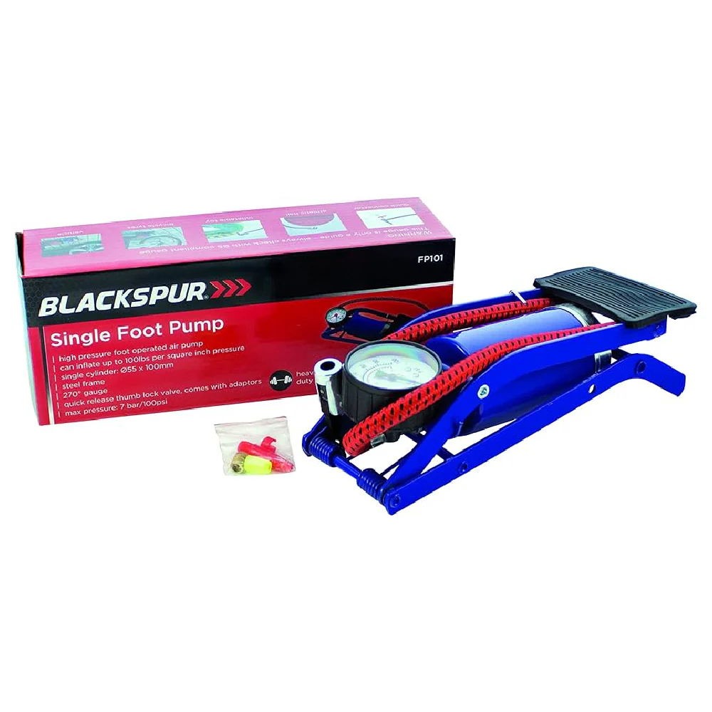 Blackspur Single Foot Pump BB‑FP101