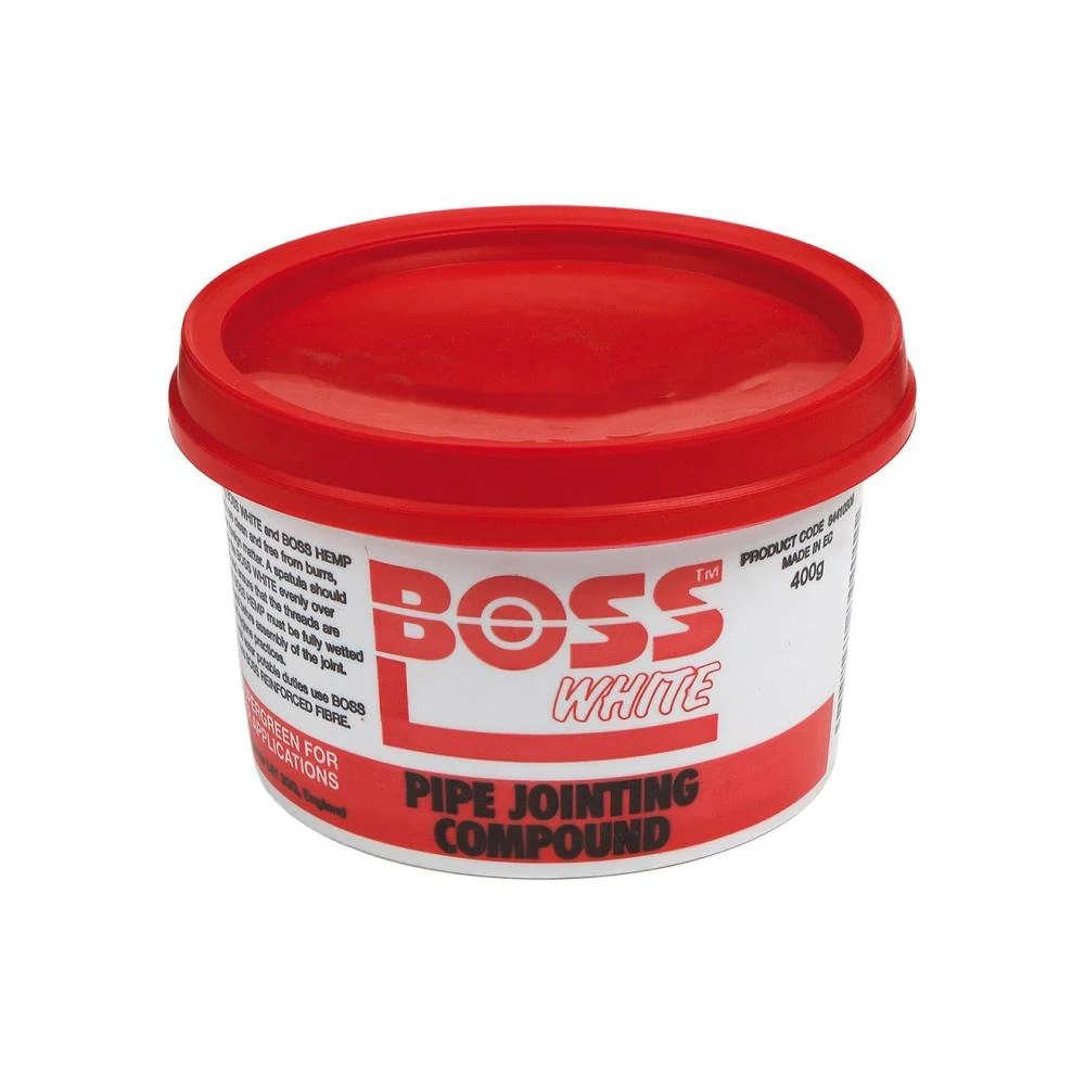 Boss White Pipe Jointing Compound - 400g - Image 2