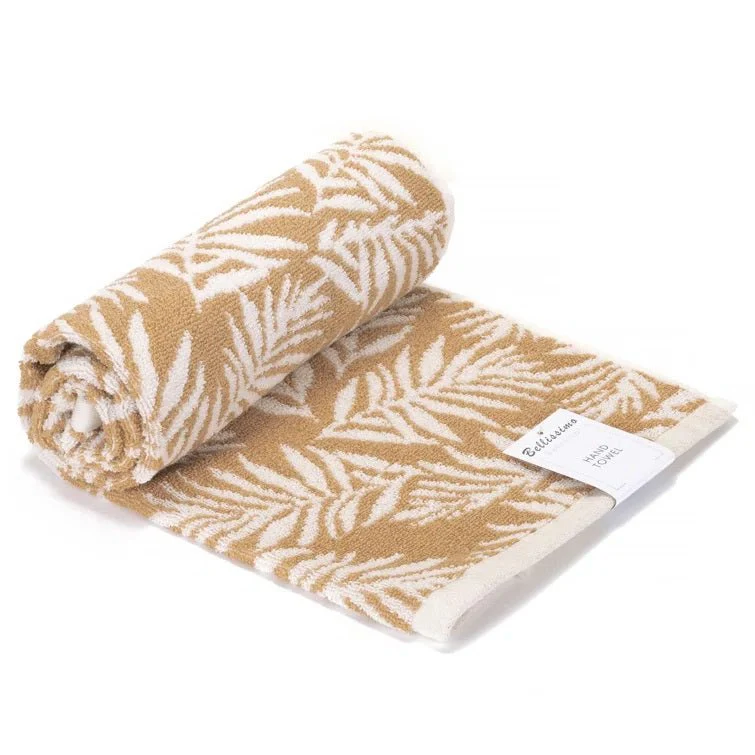 Botanical Hand Towel Single Beige