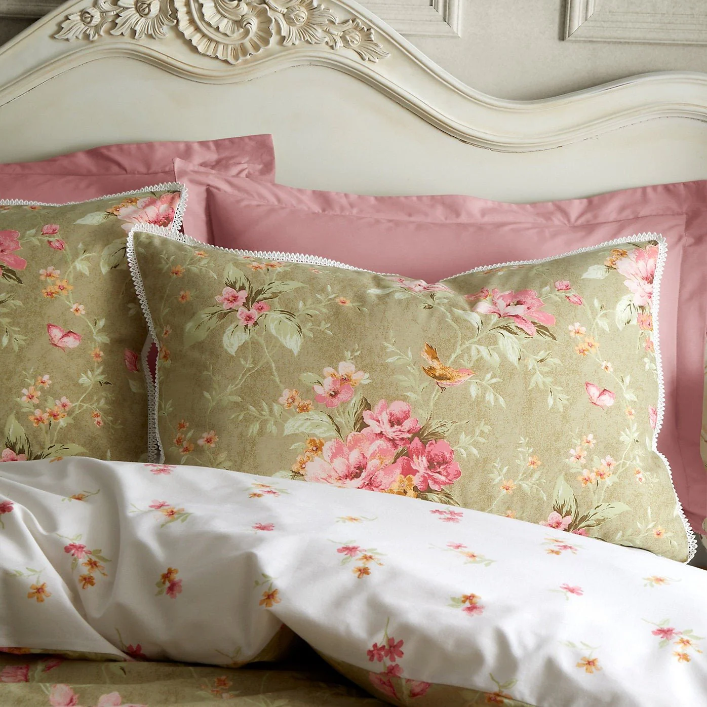 Bridgerton by Catherine Lansfield – Penelope Floral Reversible Duvet Set Single - Image 4