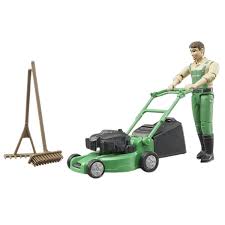 Bruder BWorld Gardener with Mower & Equipment - Image 3