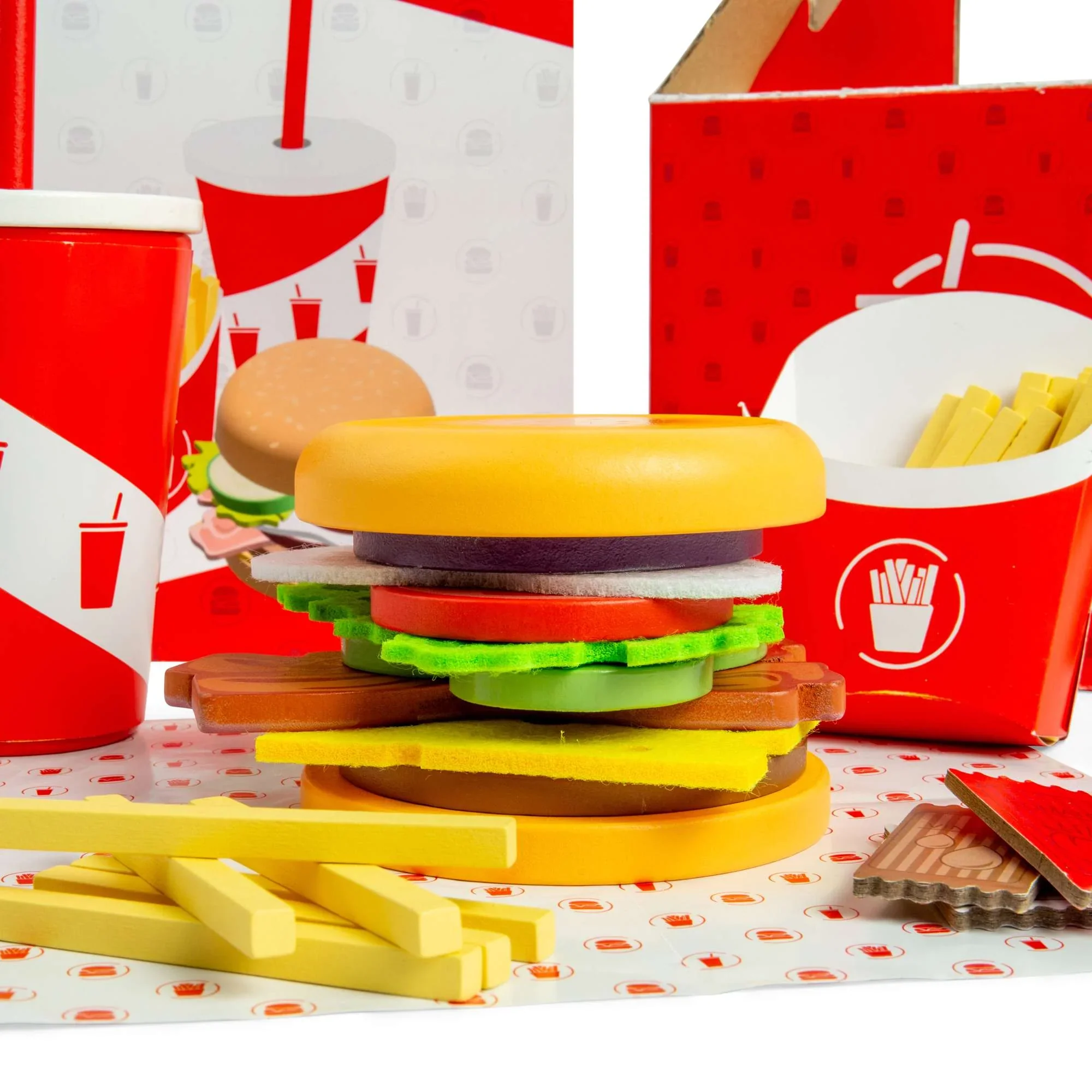 Burger And Fries Set - Image 3