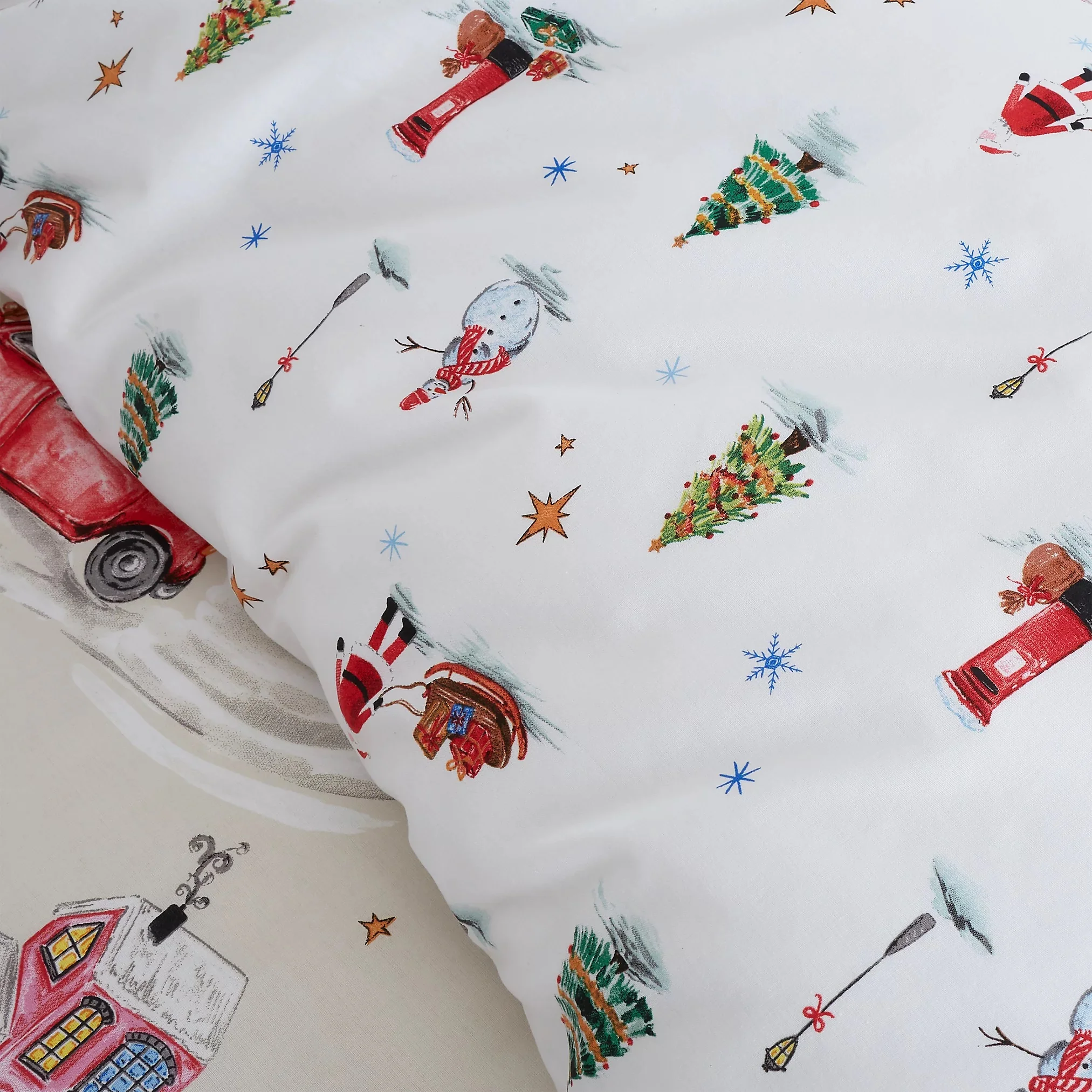 Catherine Lansfield Christmas Town Duvet Set - Double - Image 4