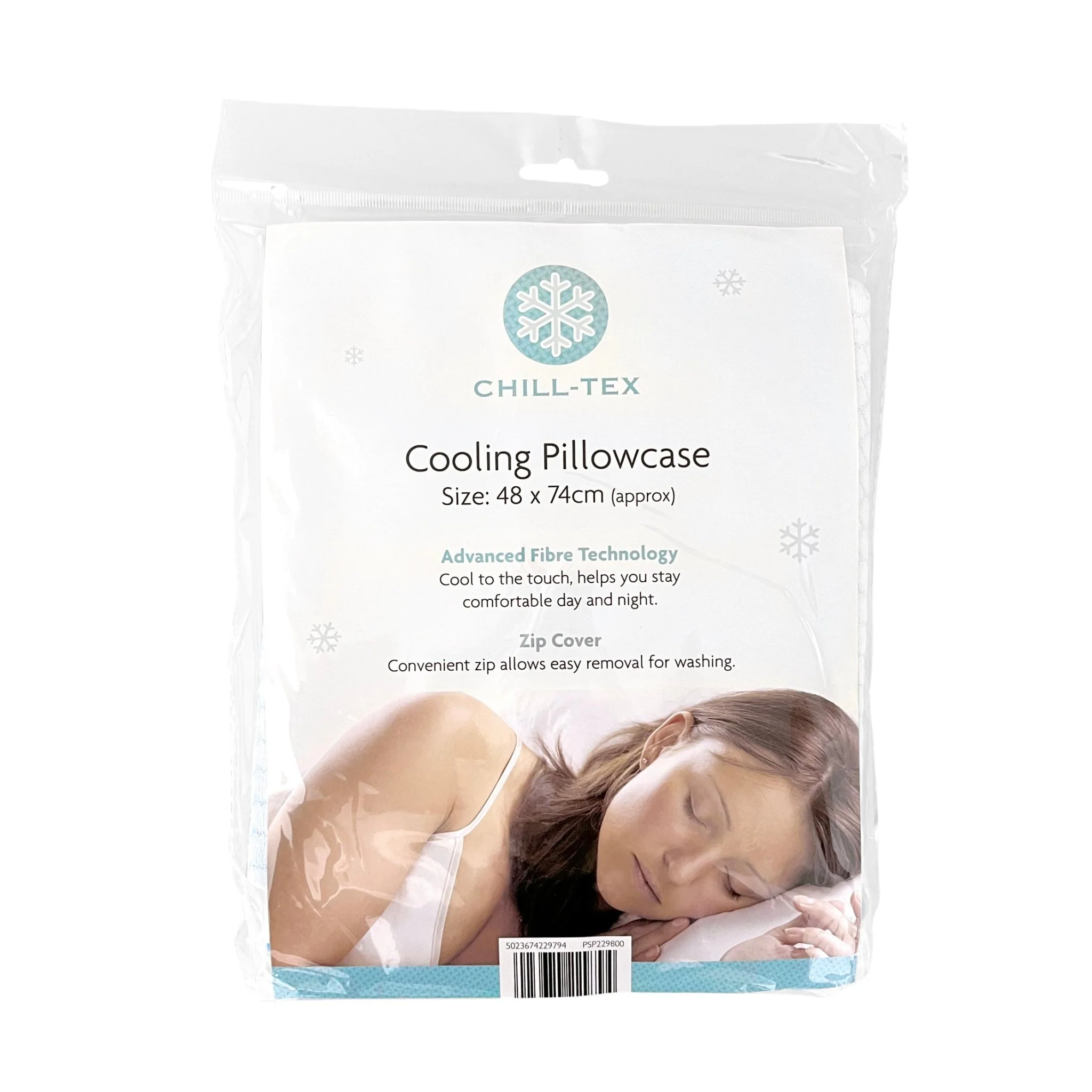 Chill-Tex Ice Blue Cooling Pillowcase Protector