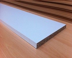 Chipboard White Veneered Panel 2400X600Mm - Image 2