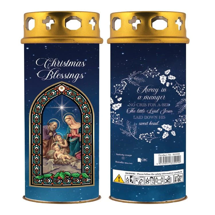 Christmas Blessings Candle Windproof Cap 86990