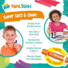 Colour Pop Paint Sticks 6 Pack - Image 2