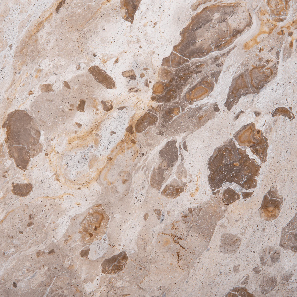 Contemporary Table Organic Marble Brown - Image 4