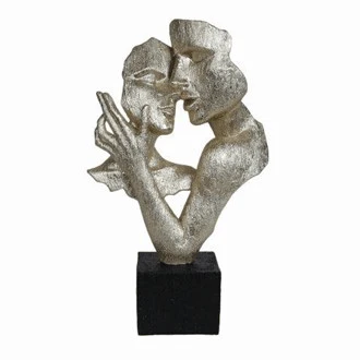Couple Sculpture Gold 25x 38cm - Image 2