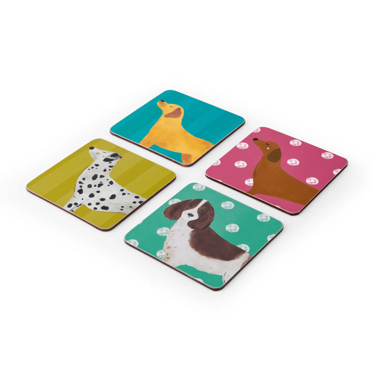 Creative Tops Dog Print Pack of 4 Premium Coasters - Image 4