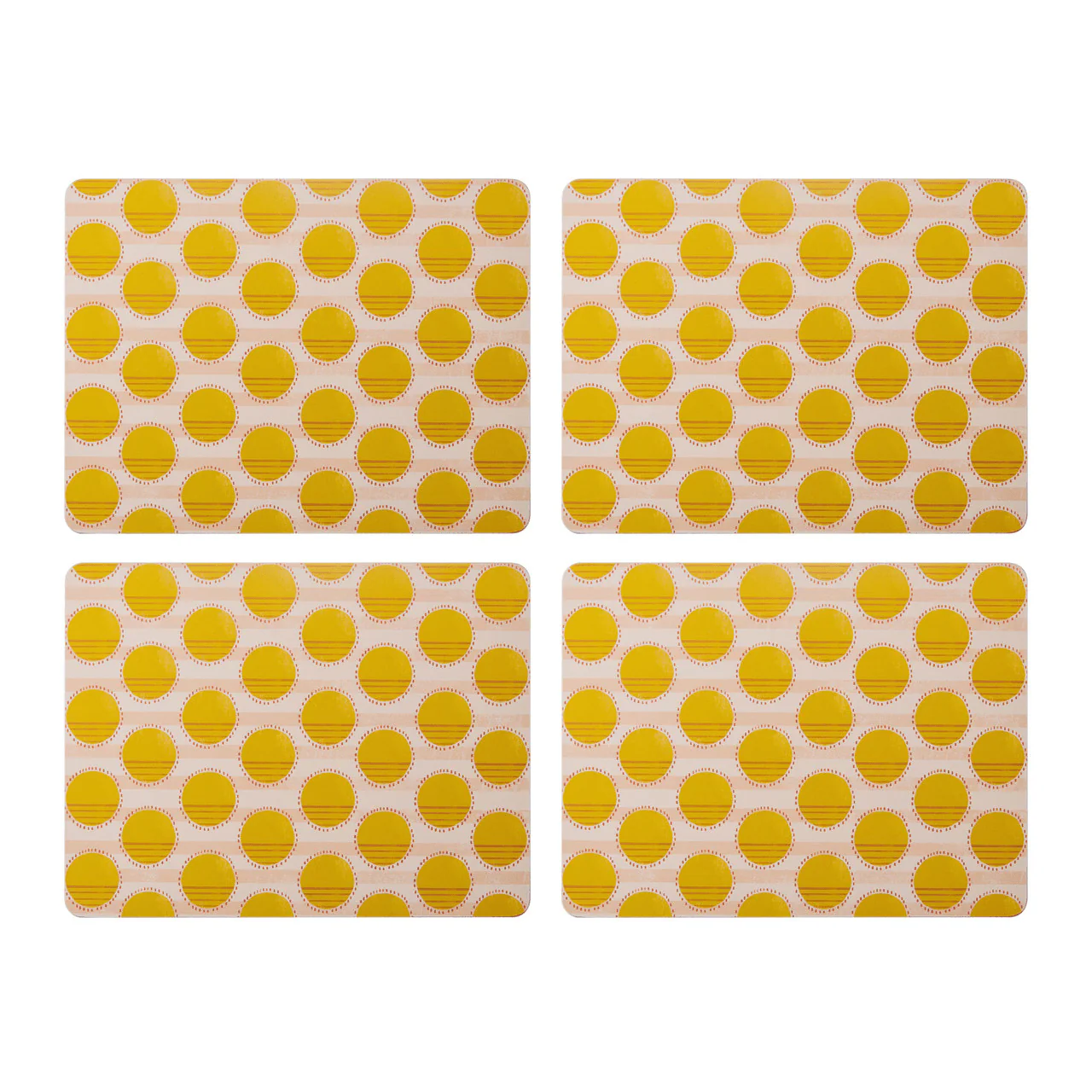 Creative Tops Spot Print Pack of 4 Premium Placemats