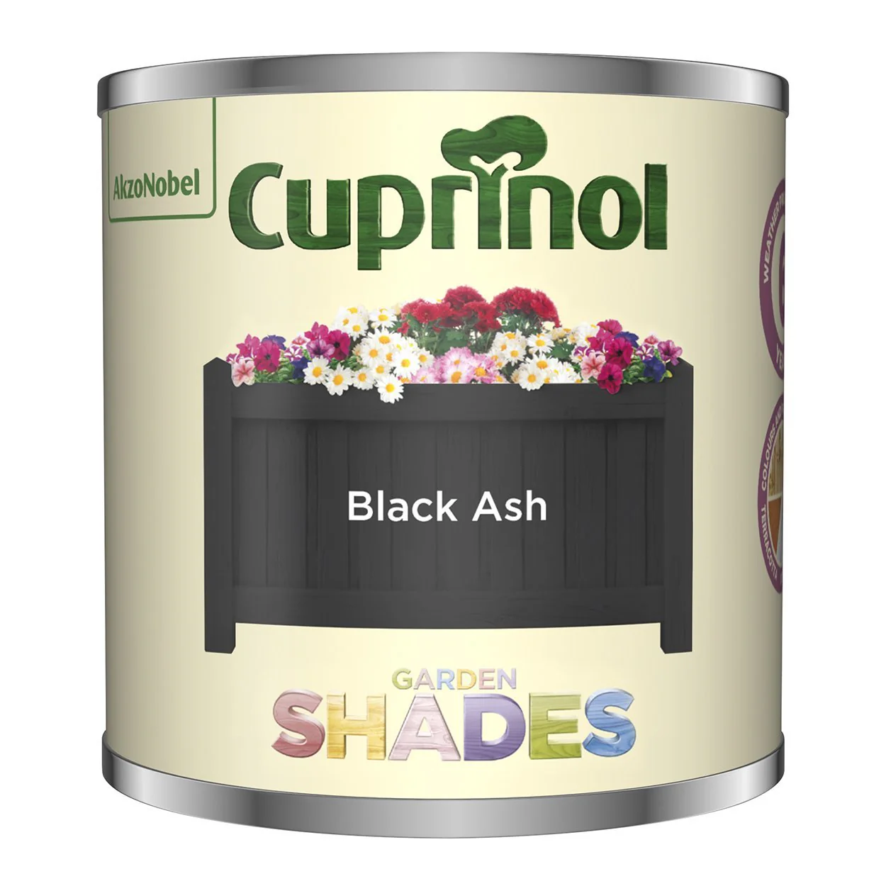 Cuprinol 125Ml Black Ash Tester Garden Shades