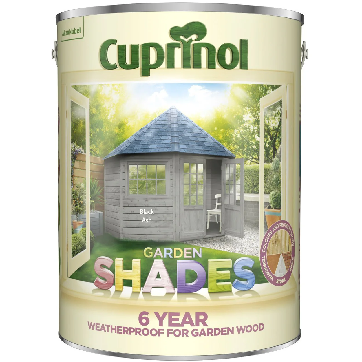 Cuprinol 5L Black Ash Garden Shades