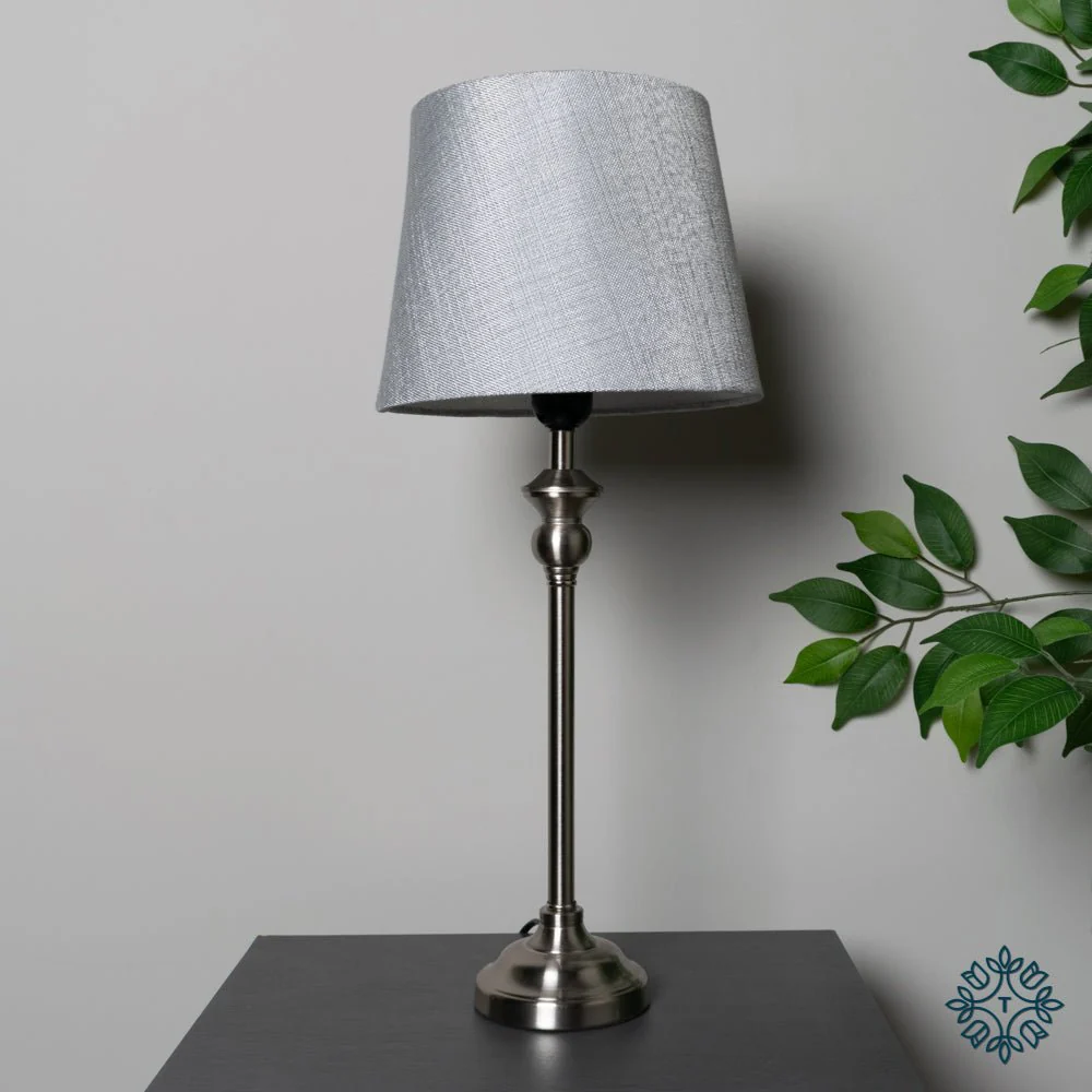 Dani Mini Buffet Lamp Silver/Grey 53cm - Image 3