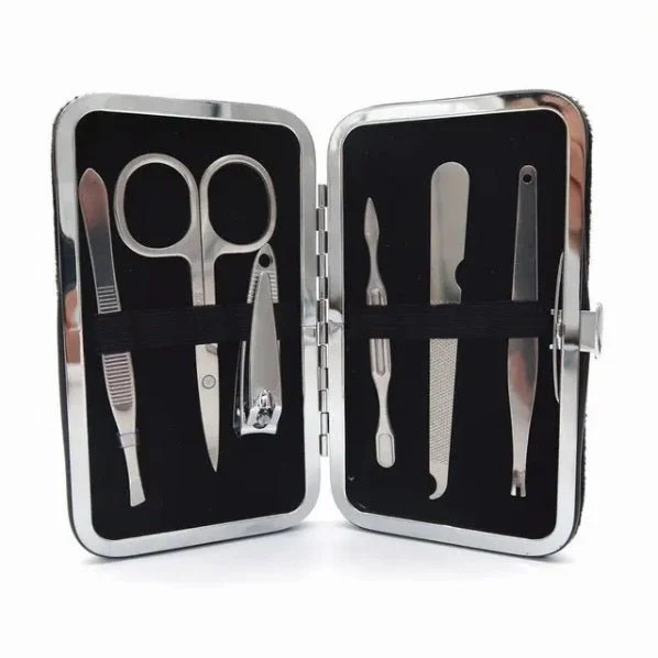 Danielle Leopard Design Manicure Set 6pc - Image 2