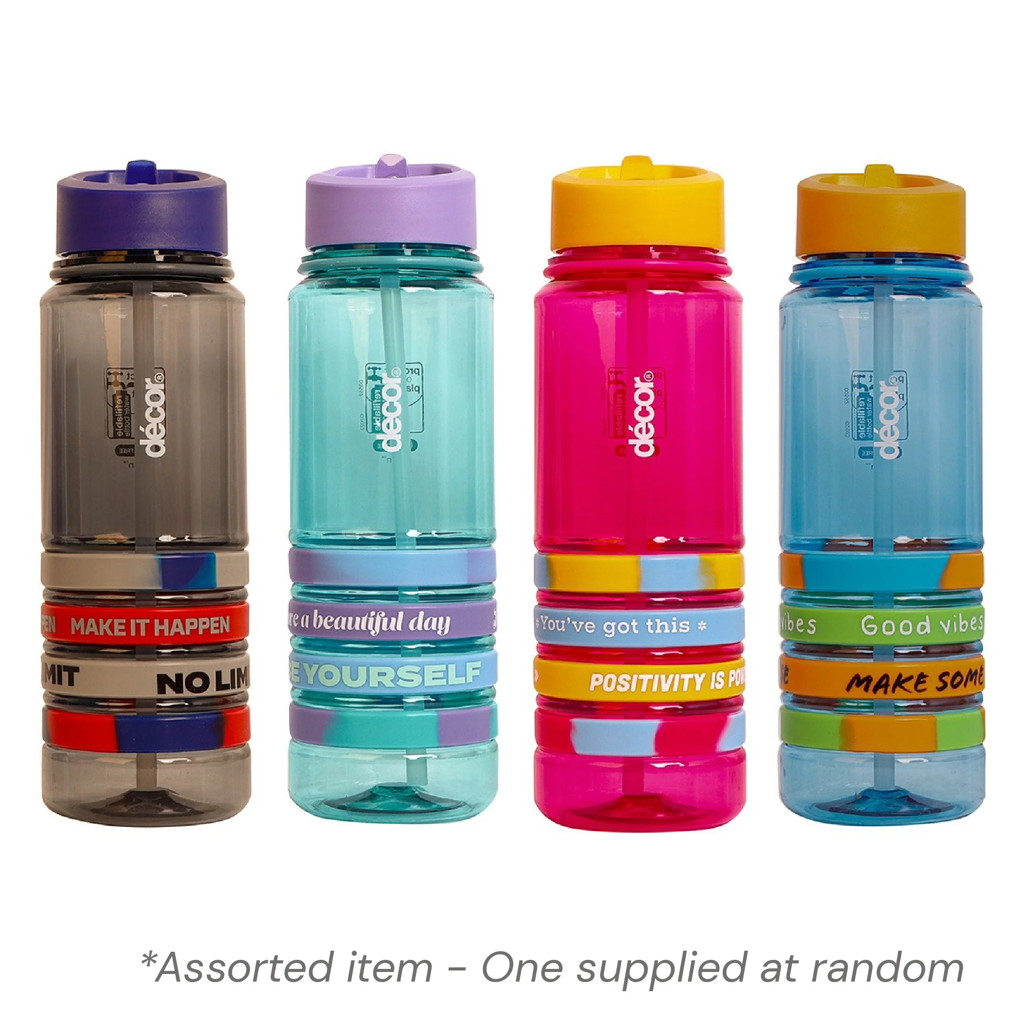 Decor Quad Bands 750ml Bottle Assorted - One Supplied*