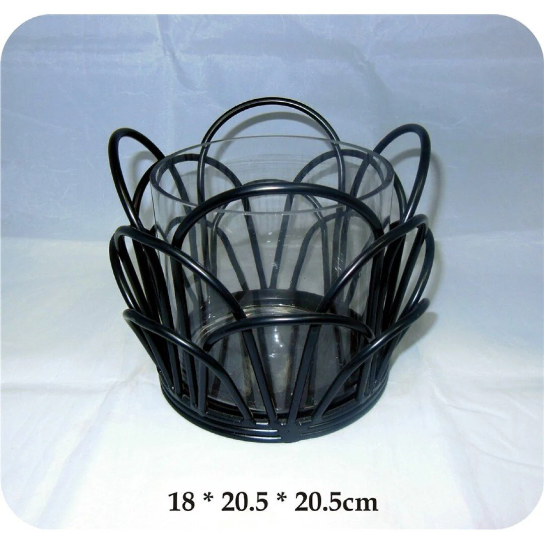 DECORATED GLASS BOWL