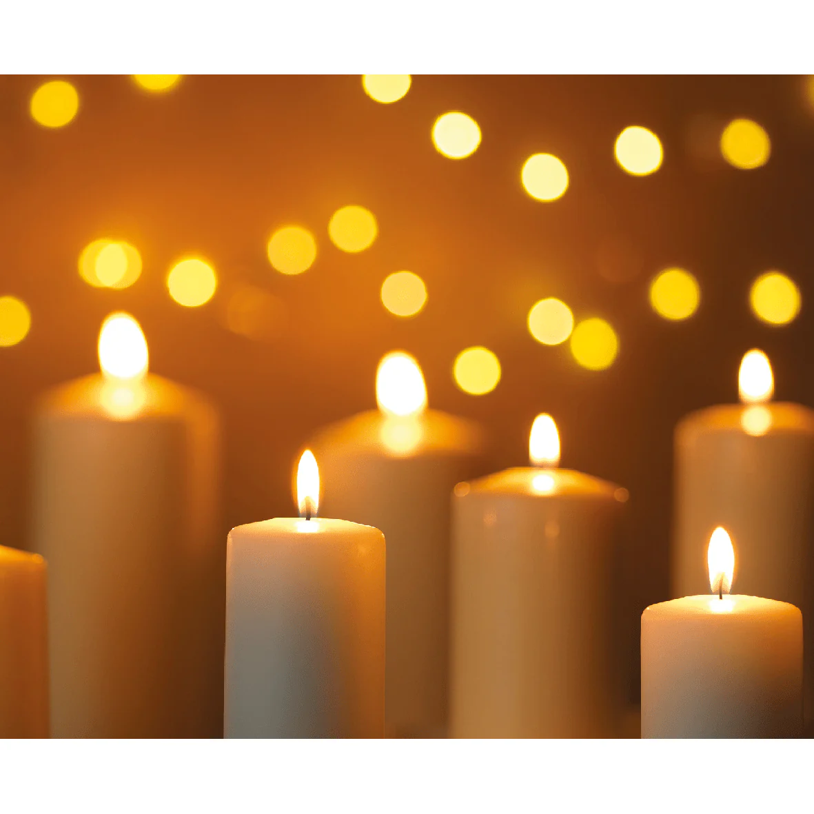 Decoris Wax Church Candle 25 x 10cm - Image 2
