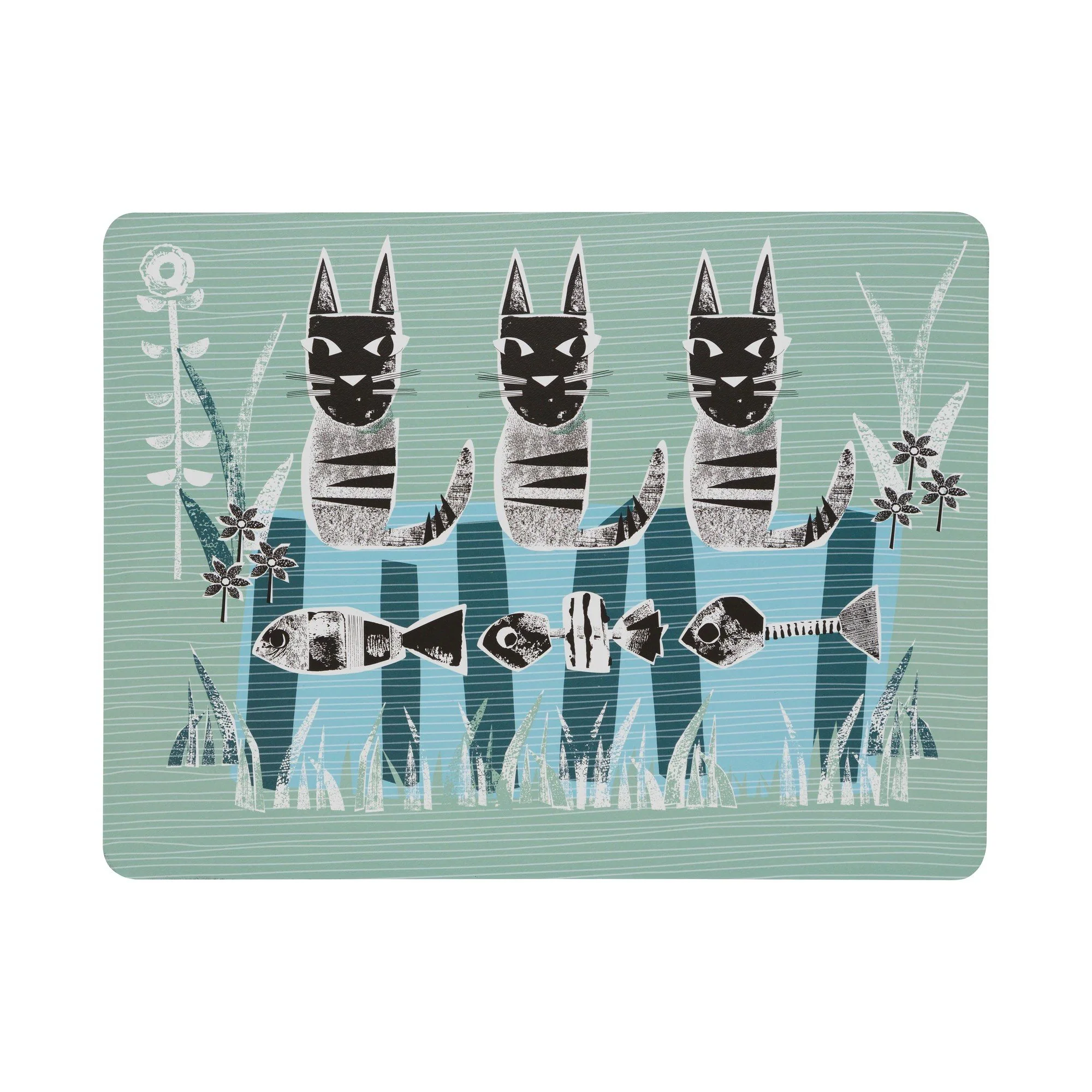 Denby Cat Placemats Set of 6