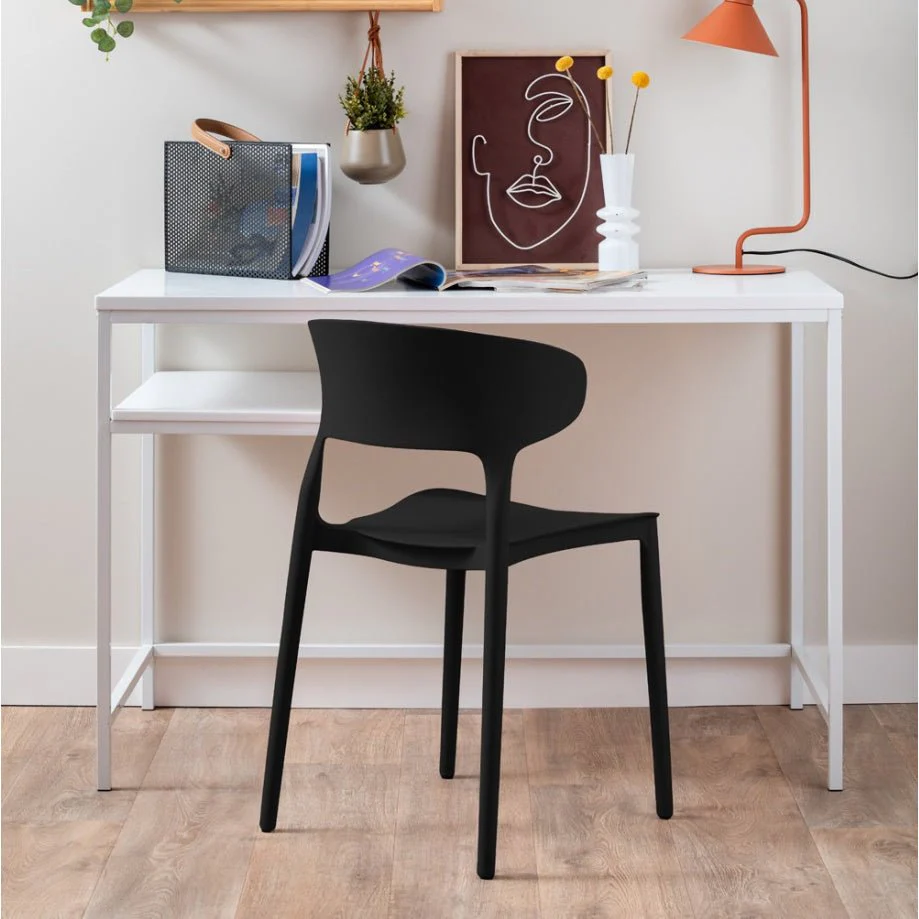 Dining Chair Fain - Indoor or Outdoor - Black - Image 5