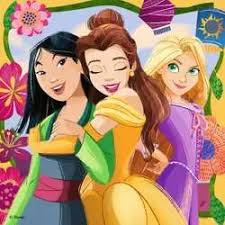 Disney Princess 3X49Pc Puzzle - Image 3