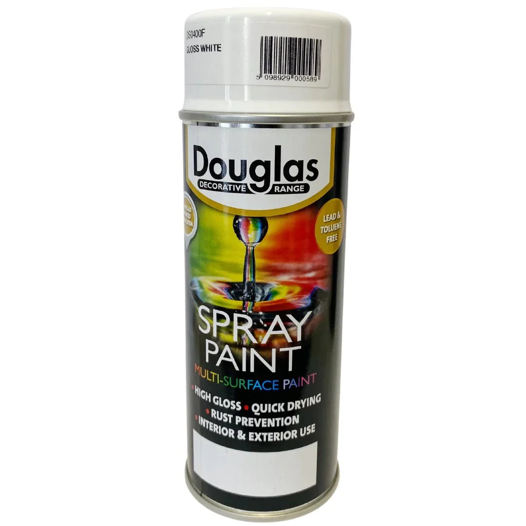 Douglas Spray Paint - Gloss White 400ml