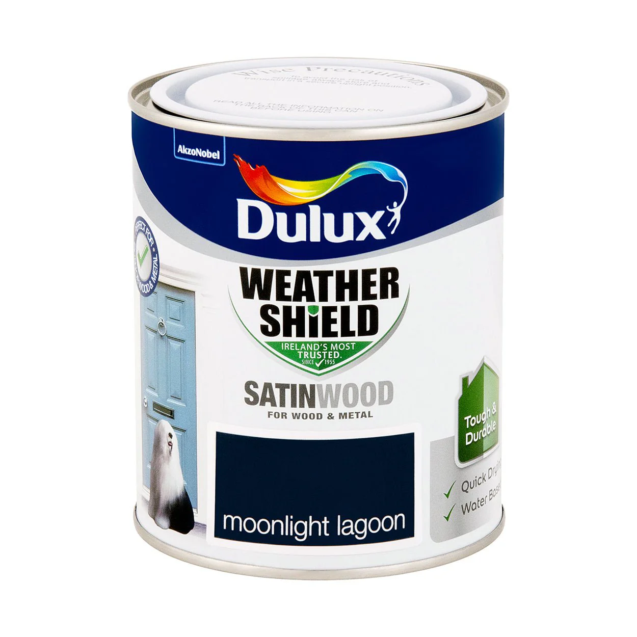 Dsw750M W/Shield Ext Satinwood Moonlight Lagoon 750Ml Dulux - Image 2