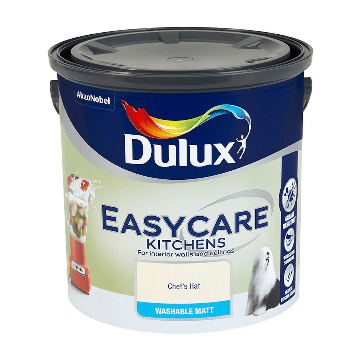 Dulux Easycare Kitchens Paint Chef's Hat 2.5 Litre