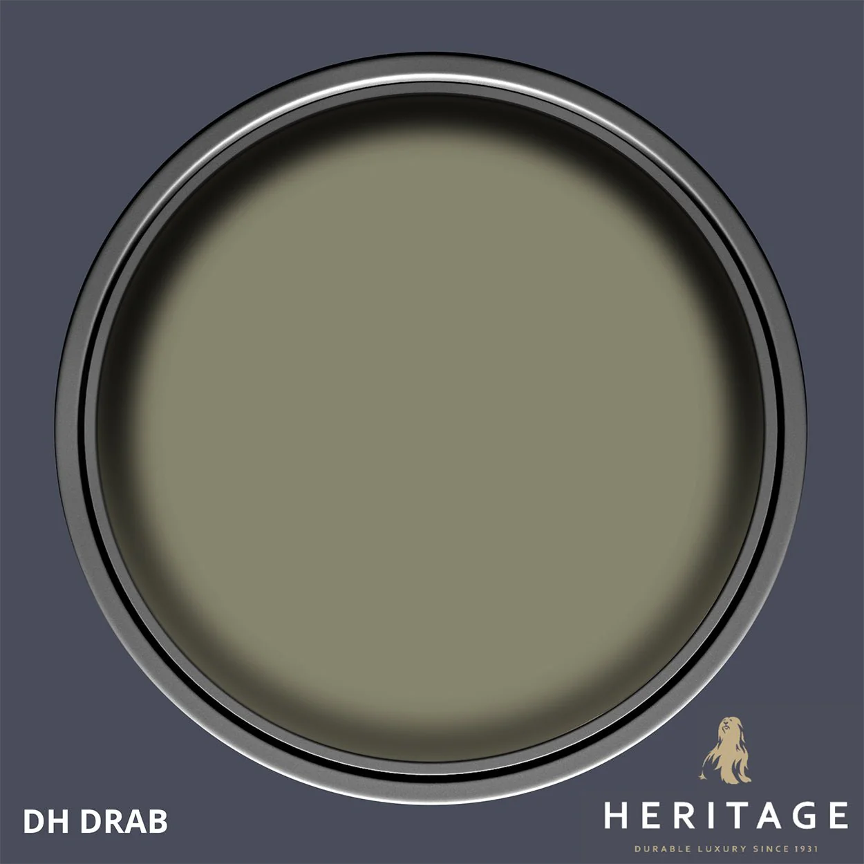 Dulux Heritage Eggshell Dh Drab  2.5L