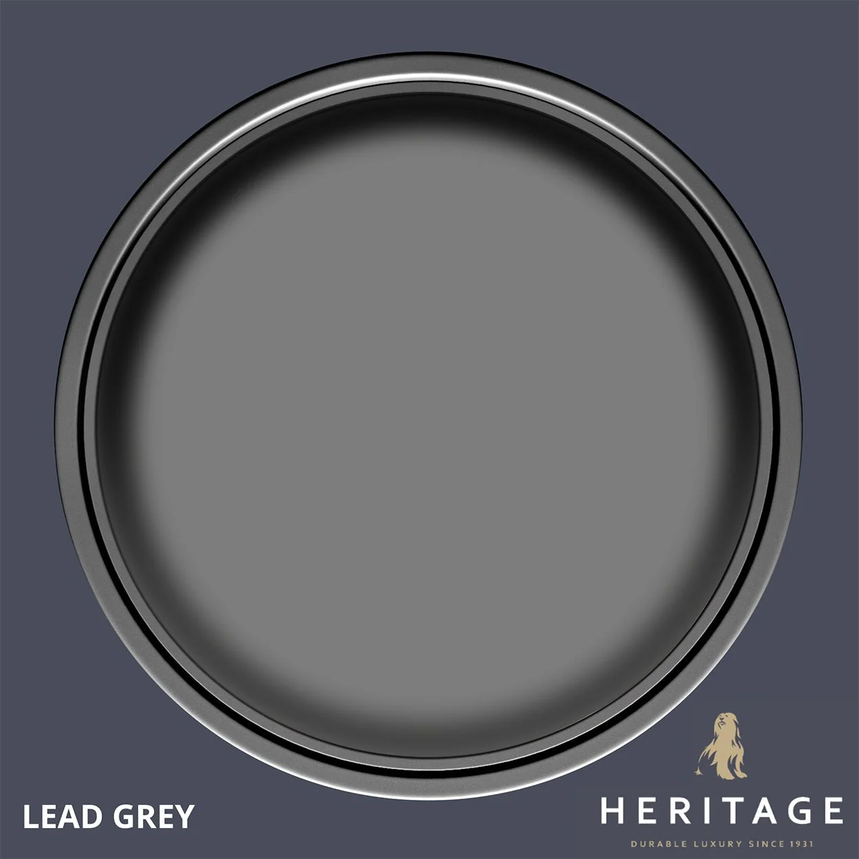 Dulux Heritage Eggshell Lead Grey  2.5L