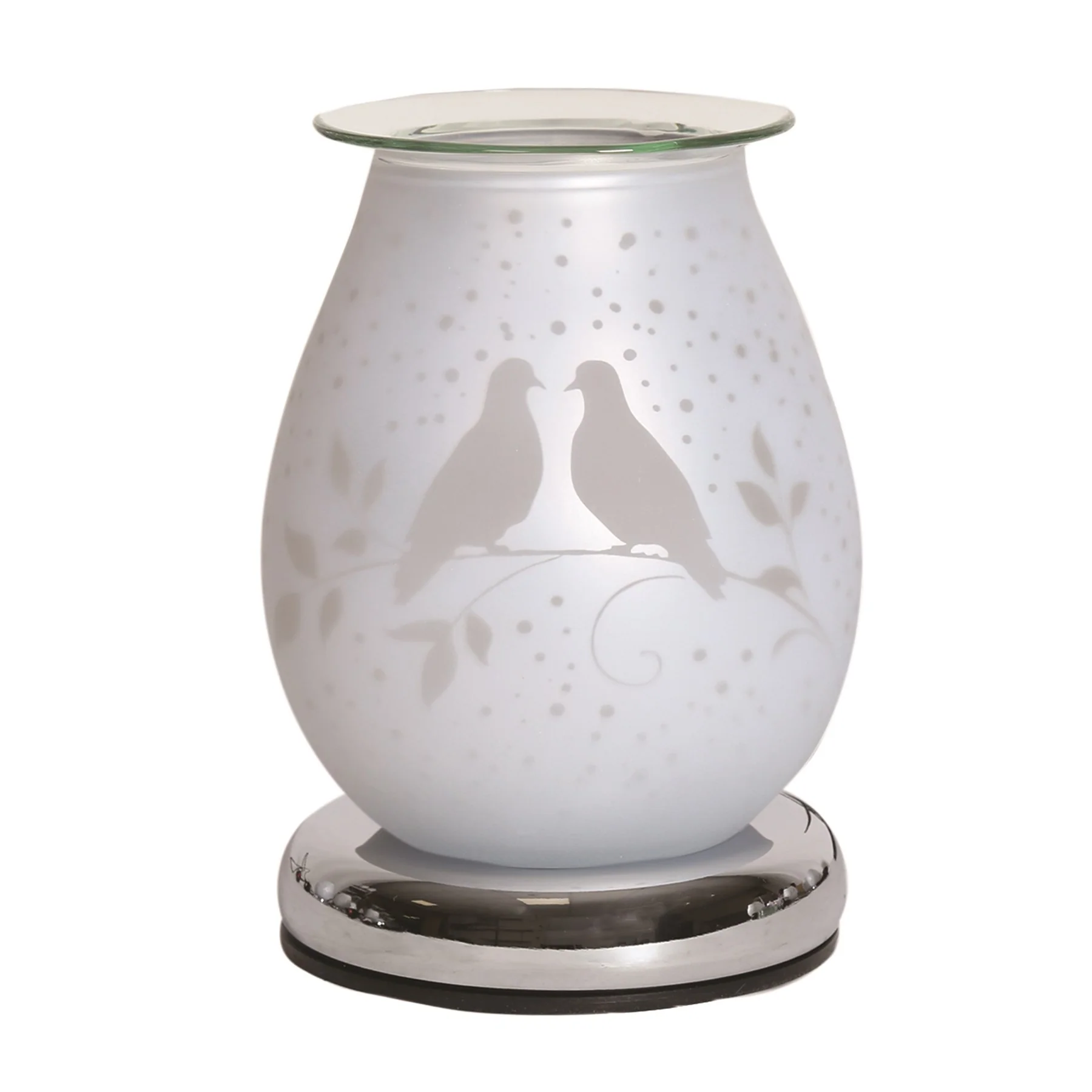 Electric Wax Melt Burner Touch - White Satin Doves - Image 2