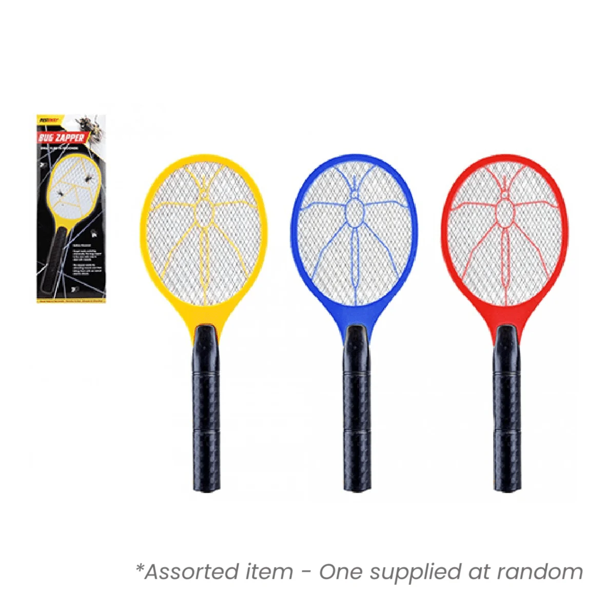 Electronic Bug Zapper Racket Assorted - One Supplied*