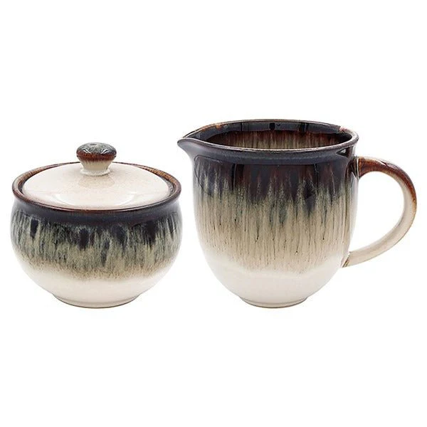 Elements Reactive Glaze Sugar & Cream Set