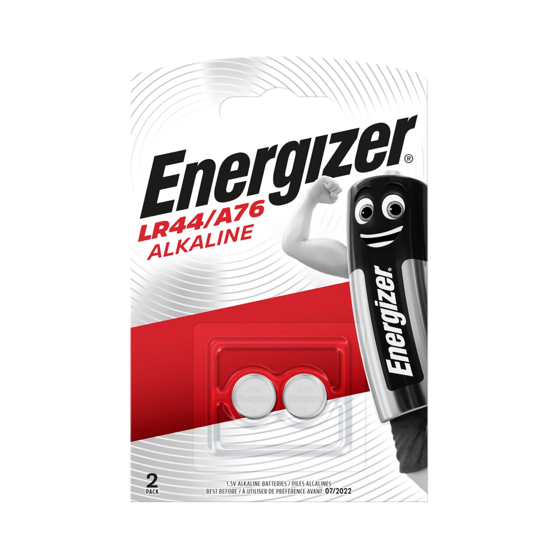 Energizer LR44/A76 Alkaline Battery 2 Pack